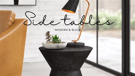 My favorite modern black side tables – Artofit