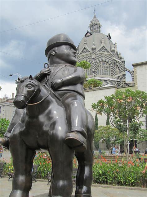 A SCULPTURE IN PLAZA BOTERO - MEDELLIN