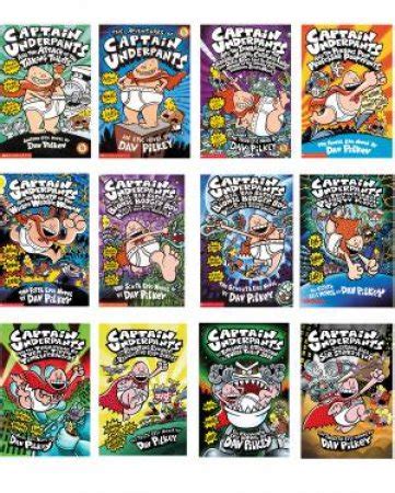 Captain Underpants Slipcase (Books 1 - 12) by Dav Pilkey - 9781760277888