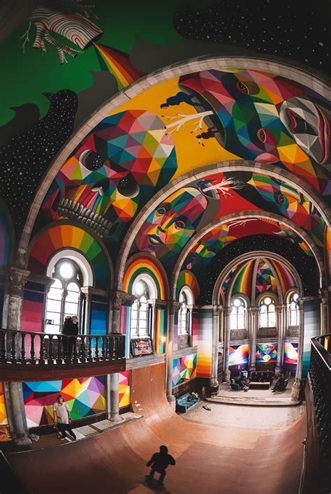 Abandoned 100-Year-Old Church Transformed Into A Graffiti Themed Skate ...