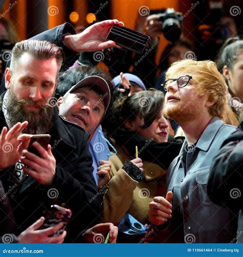 Ed Sheeran on Red Carpet during Berlinale 2018 Editorial Stock Image ...