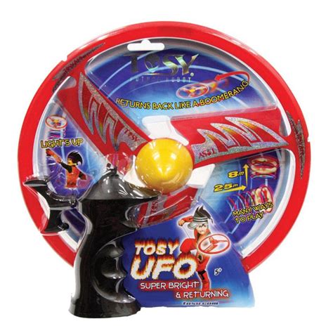 Tosy Light Up UFO Fun Children's Novelty Spinner Toy#N# – Yellow Octopus