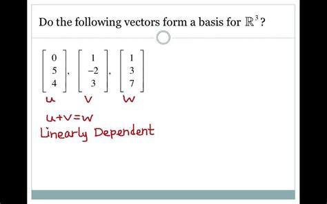 2.8 Basis of a Subspace - YouTube