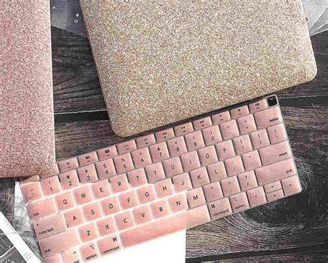 Keyboard Protector Silicon ROSE GOLD Keyboard Cover (US layout) for ...