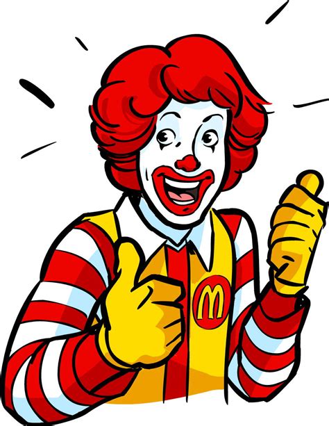 Ronald Mcdonald Drawing | Free download on ClipArtMag