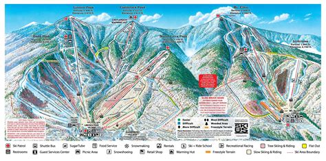 Sugarbush Resort Trail Map • Piste Map • Panoramic Mountain Map