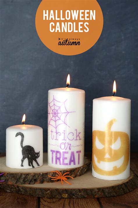 ☑ How to halloween candles | ann's blog