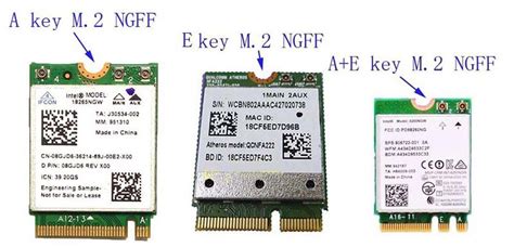 ‎Dell M.2 WLAN card keys A+E, A, E (Caveat) | DELL Technologies