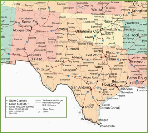 Texas New Mexico Map | Printable Maps