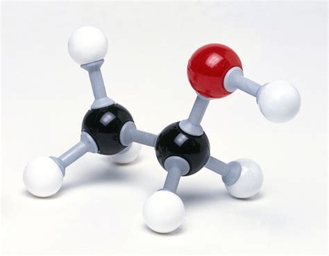 Isopropyl Alcohol Ball And Stick Model