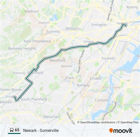 65 Route: Schedules, Stops & Maps - 65d Dunellen Express (Updated)