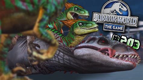 RAPTORS ATTACK!! || Jurassic World - The Game - Ep203 HD - YouTube