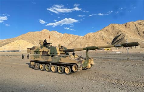 Indian Army Has Inducted K-9 Vajra howitzers in Eastern Ladakh