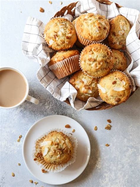 Banana Crunch Muffins - Completely Delicious