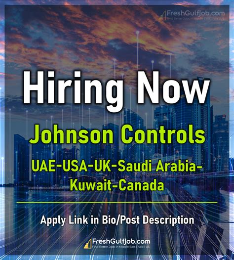 Johnson Controls Jobs UAE-USA-UK-Canada-KSA-Kuwait 2024