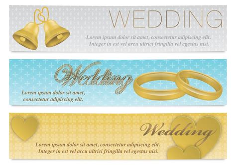 Wedding Banners 115226 Vector Art at Vecteezy