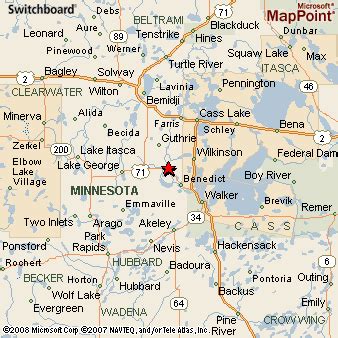 Laporte, Minnesota Area Map & More