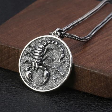 Sterling Silver Scorpion Pendant | Scorpions Store