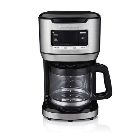 Hamilton Beach 14 Cup Programmable Front-Fill Coffee Maker Model 46390 ...