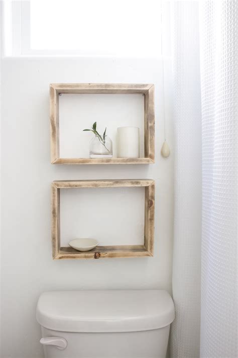 DIY Simple Box Shelves - Designed Simple