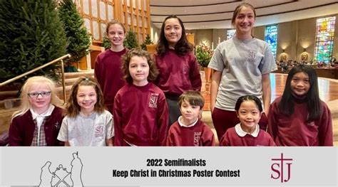 Nine Semifinalists for the Keep Christ in Christmas Poster Contest | St. Joseph School - Fullerton