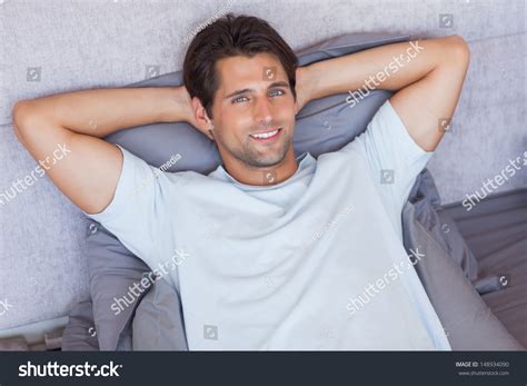 Handsome Man Lying Down His Bed Stock Photo 148934090 | Shutterstock