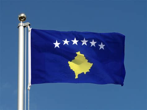 Cheap Flag Kosovo - 2x3 ft - Royal-Flags