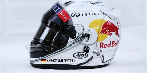 Sebastian Vettel's 2013 helmet designs