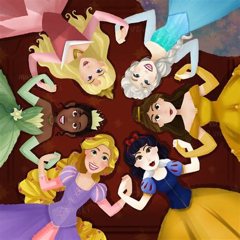 martauzumaki: “princesses | best friends by MartaUzumaki ” | New disney princesses, Disney ...