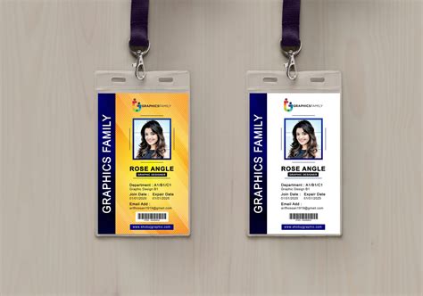 Vertical Id Card Template Web Download This Vertical Blank Id Card Template Design In Word ...