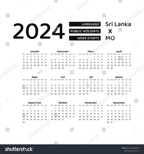 Holidays 2024 Sri Lanka - Mel Larisa