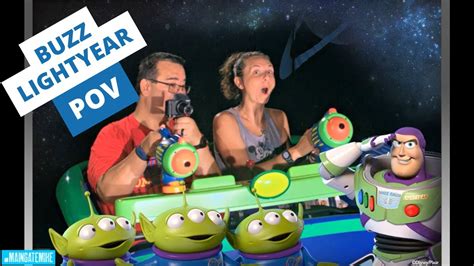 Buzz Lightyear Space Ranger Spin Full Ride Experience - Walt Disney ...