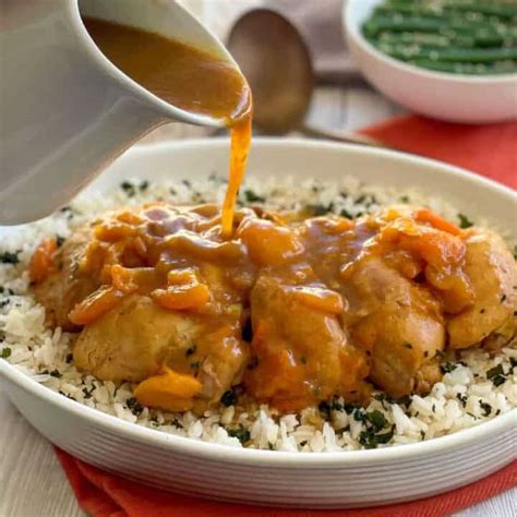 Slow Cooker Apricot Chicken - Just a Mum's Kitchen