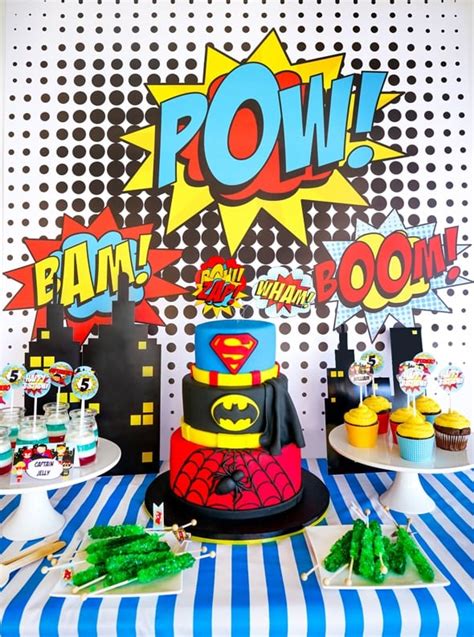 POW-erful Superhero Birthday Party