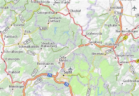 MICHELIN Oberhof map - ViaMichelin