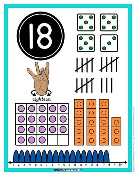 Number Sense Charts - Superstar Worksheets