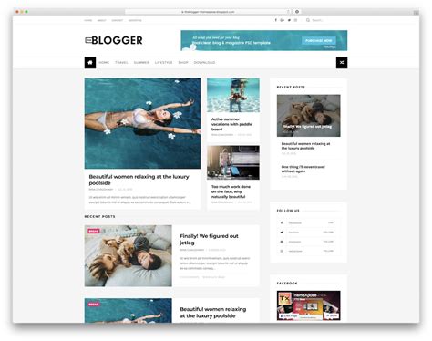 Plain Simple Templates For Blogger - Encycloall