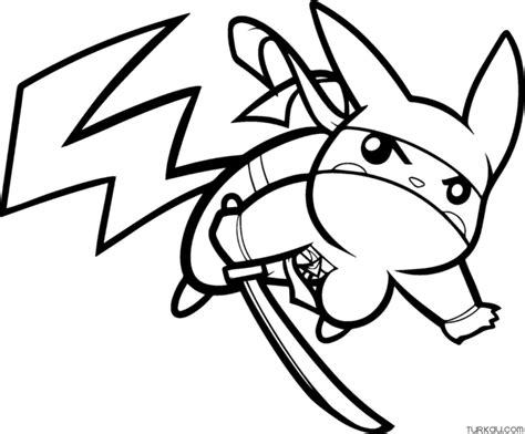 Ninja Squirtle Coloring Pages » Turkau