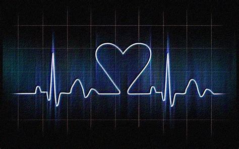 Heartbeat Line Wallpaper