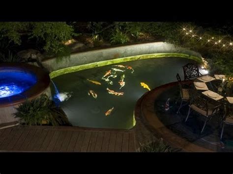 Should I Install Under Water Lights In My Koi Pond? - YouTube