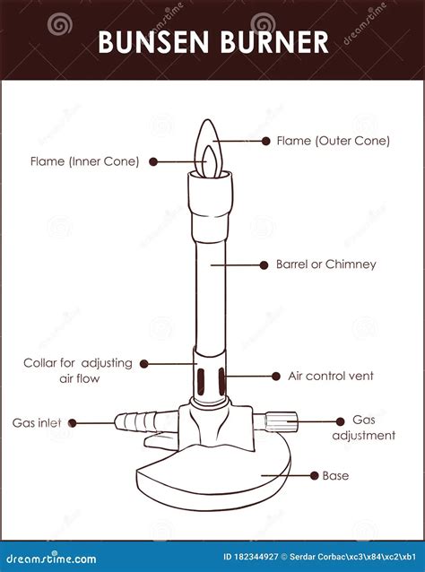 Bunsen Burner Labeled / Lit Bunsen Burner Photograph by Gustoimages/science Photo | Kembri Tharaxes