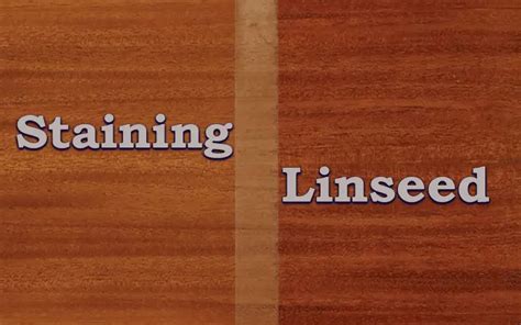 Can you stain over linseed oil? Staining oil finish 2024