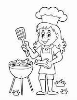 Spatula Coloring Pages sketch template