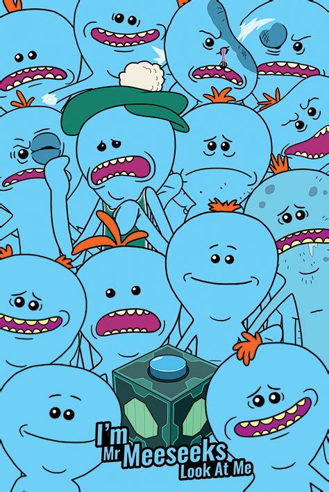 Bestel de Rick and Morty - Mr. Meeseeks Poster op Europosters.nl