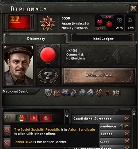 Tannu Tuva is the faction leader. : r/hoi4