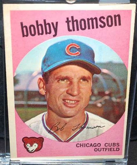 059: 1959 Topps #429 Bobby Thompson Baseball Card