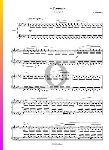 Frozen (Kyle Landry) Piano Sheet Music - OKTAV