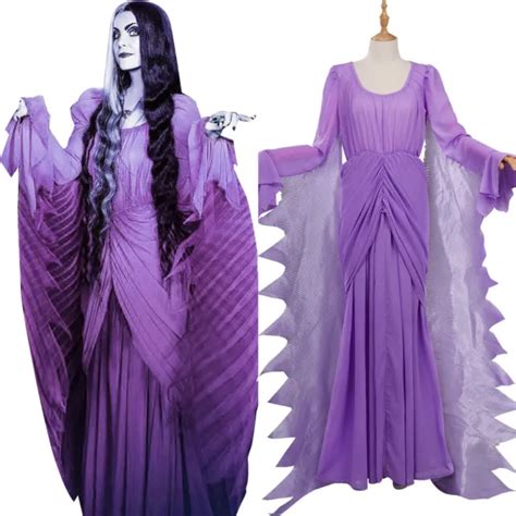 THE MUNSTERS LILY Munster Cosplay Costume Outfits Halloween Carnival ...