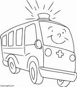 Ambulance Coloring Pages 51 Free Printables  ColoringAll sketch template