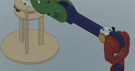 4DoF Robot Arm by Daniel Bajo Collados | Download free STL model | Printables.com